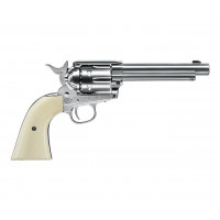 Пневматический револьвер Colt SAA 45 BB nickel, кал. 4,5 мм Пневматический револьвер Colt SAA 45 BB nickel, кал. 4,5 мм