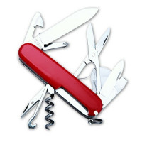 Нож перочинный Victorinox Explorer, 91 мм, 16 функций, рукоять пластик, красный Нож перочинный Victorinox Explorer, 91 мм, 16 функций, рукоять пластик, красный