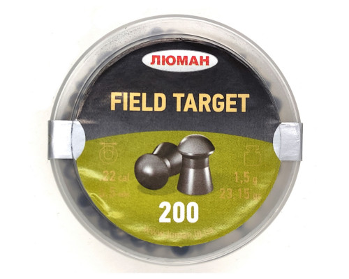 Пули Люман Field Target 5,5 мм, 1,5 грамм, 200 штук