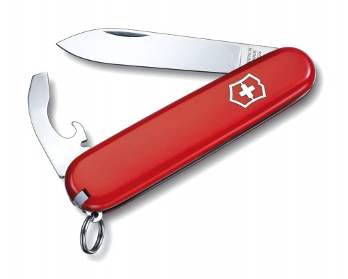 Нож перочинный Victorinox Bantam, 84 мм, 8 функций, рукоять пластик, красный