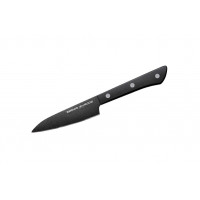 Нож кухонный "Samura SHADOW" овощной с покрытием Black-coating 99 мм Нож кухонный "Samura SHADOW" овощной с покрытием Black-coating 99 мм