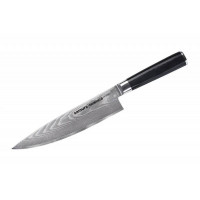 Нож кухонный "Samura DAMASCUS" Шеф 200 мм, G-10, дамаск 67 слоев Нож кухонный "Samura DAMASCUS" Шеф 200 мм, G-10, дамаск 67 слоев