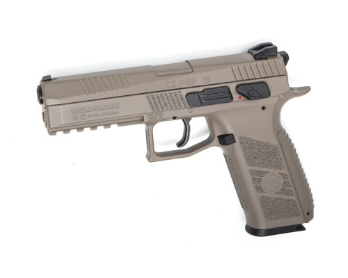 Пневматический пистолет ASG CZ P-09 FDE blowback (пулевой)