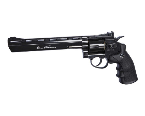 Пневматический револьвер ASG Dan Wesson 8" Black (пулевой)